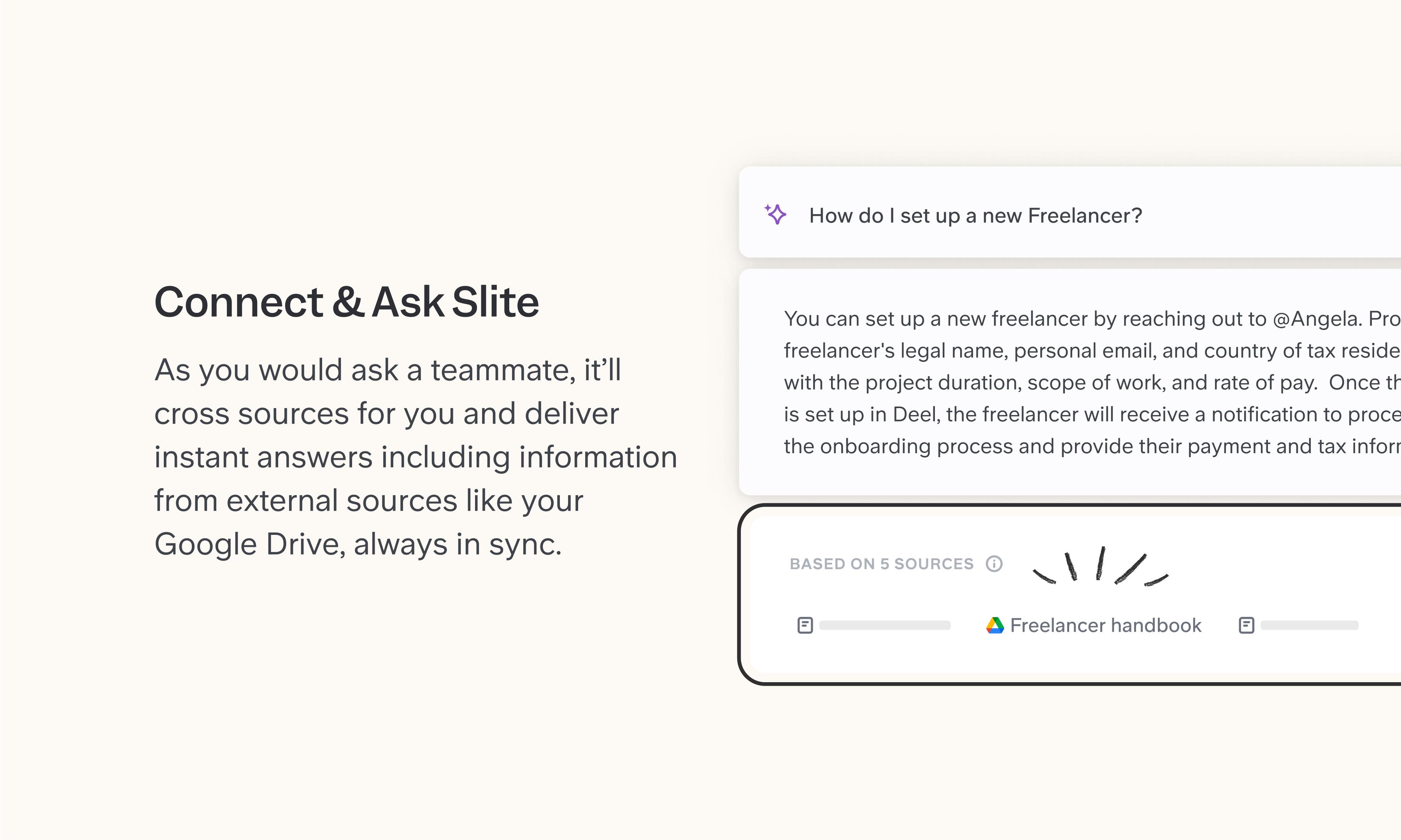Google Drive integration screenshot