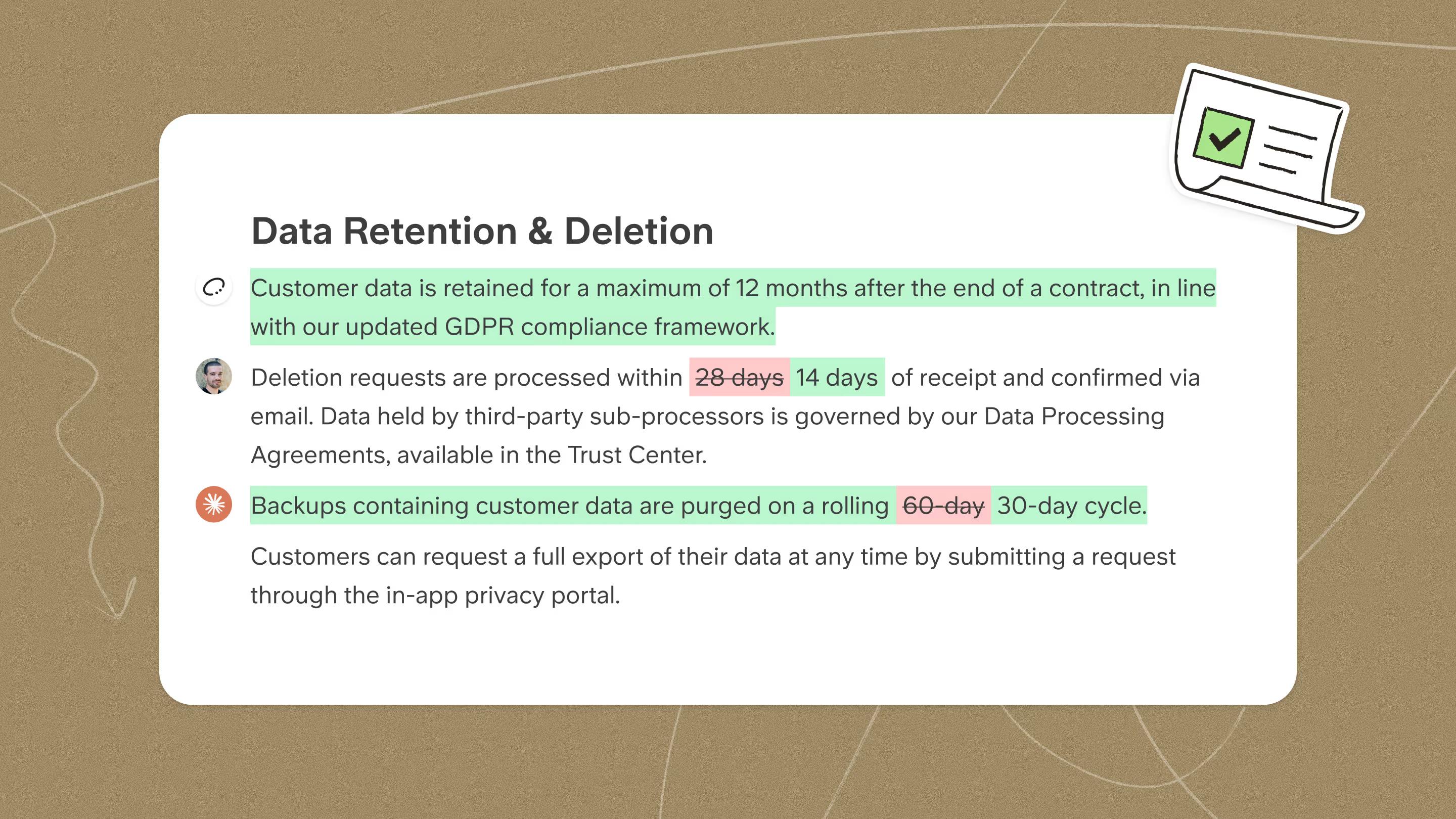 Self-maintaining knowledge base catching knowledge drift and offering automated updates