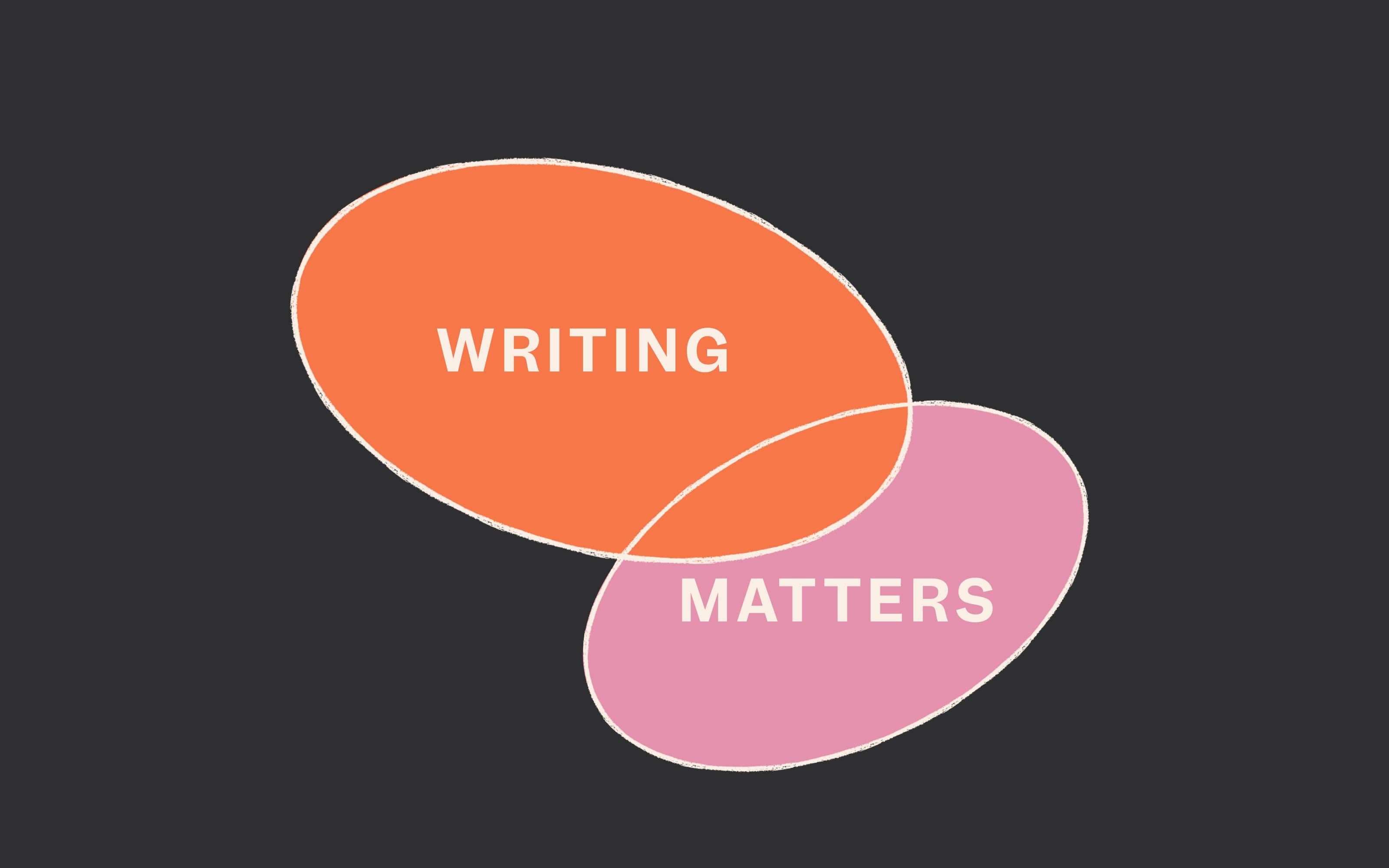 The power of writing.