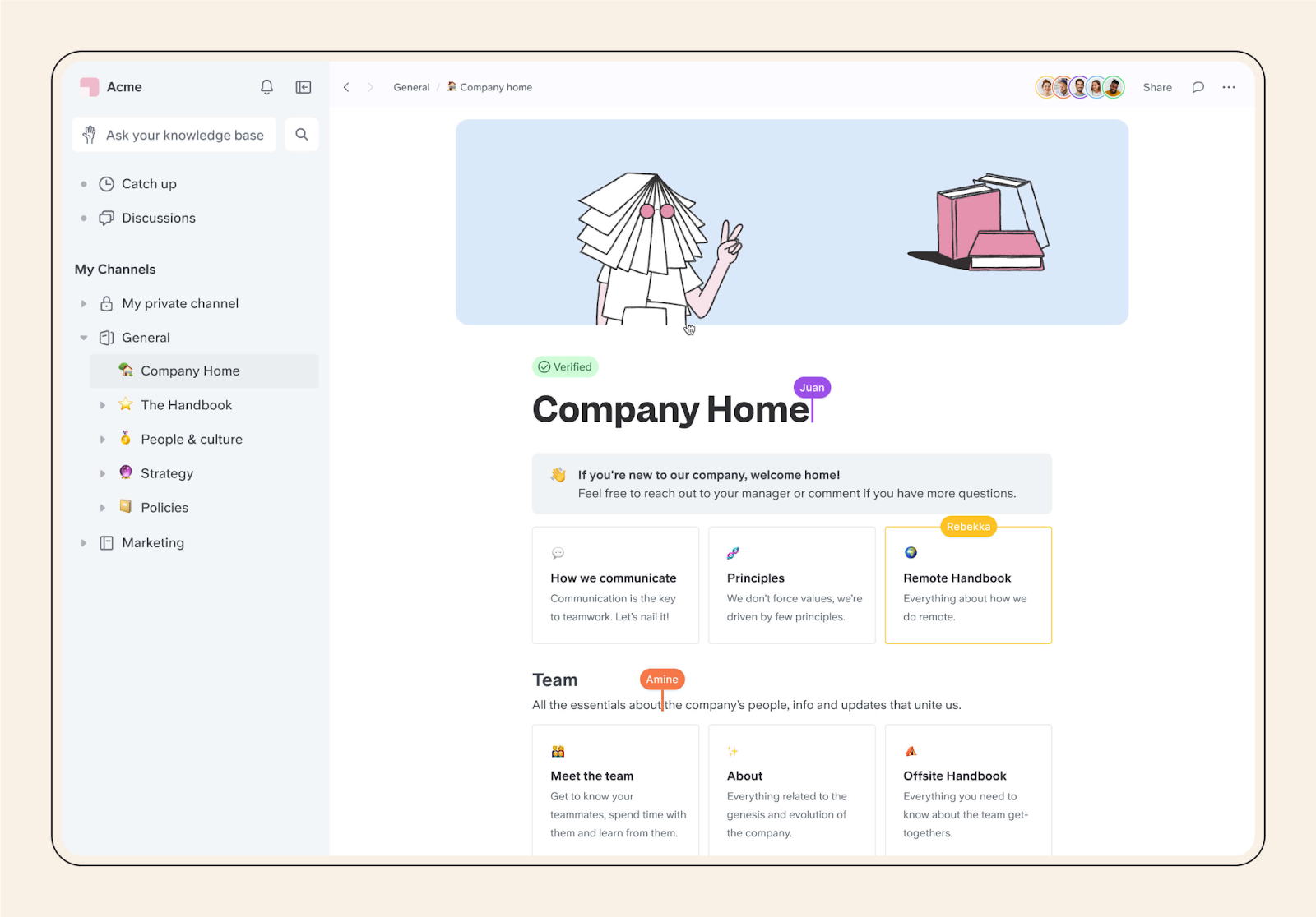 Slites Dashboard und Übersicht