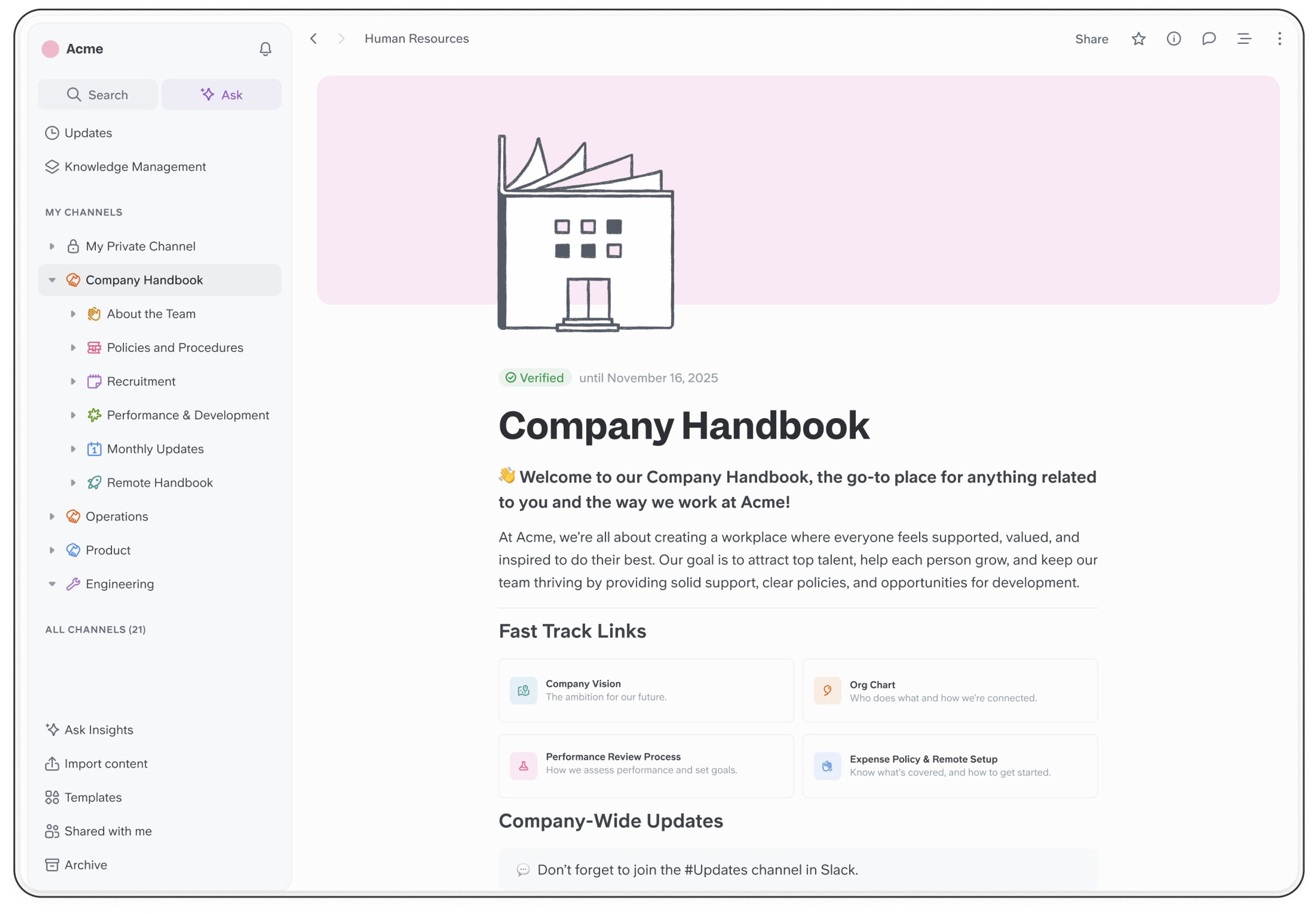 Slite | AI-powered knowledge base