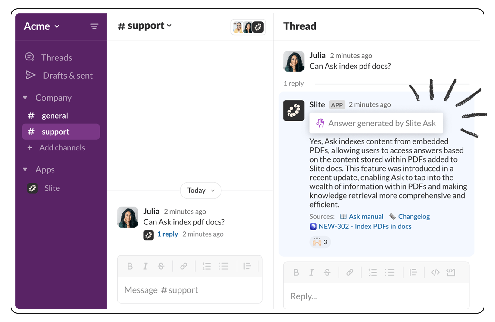 Workflow illustratie