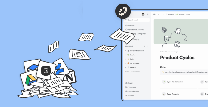 Ilustración de base de conocimiento unificada