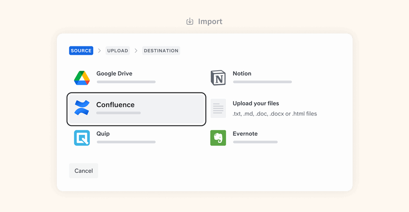 Importar desde Notion