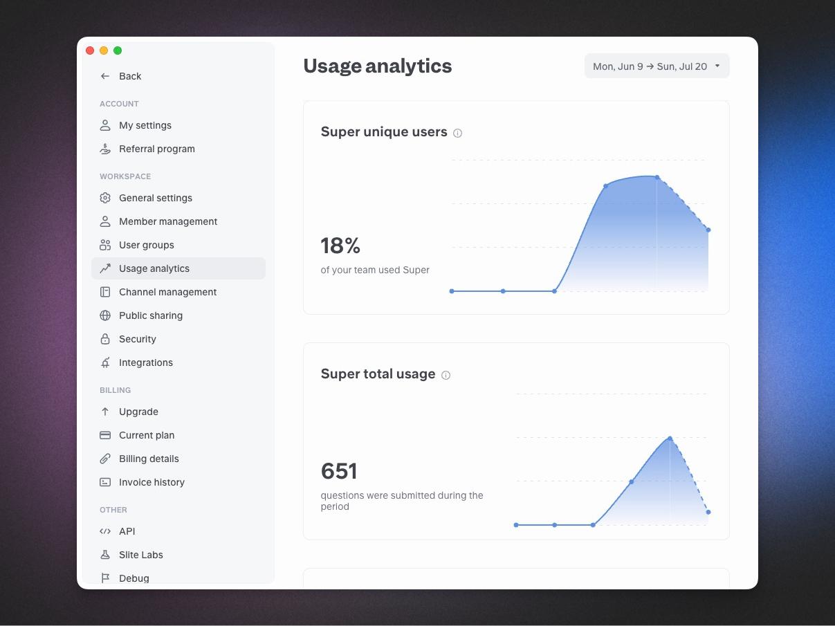 Super analytics