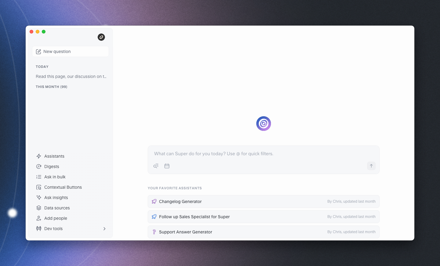 simpler interface