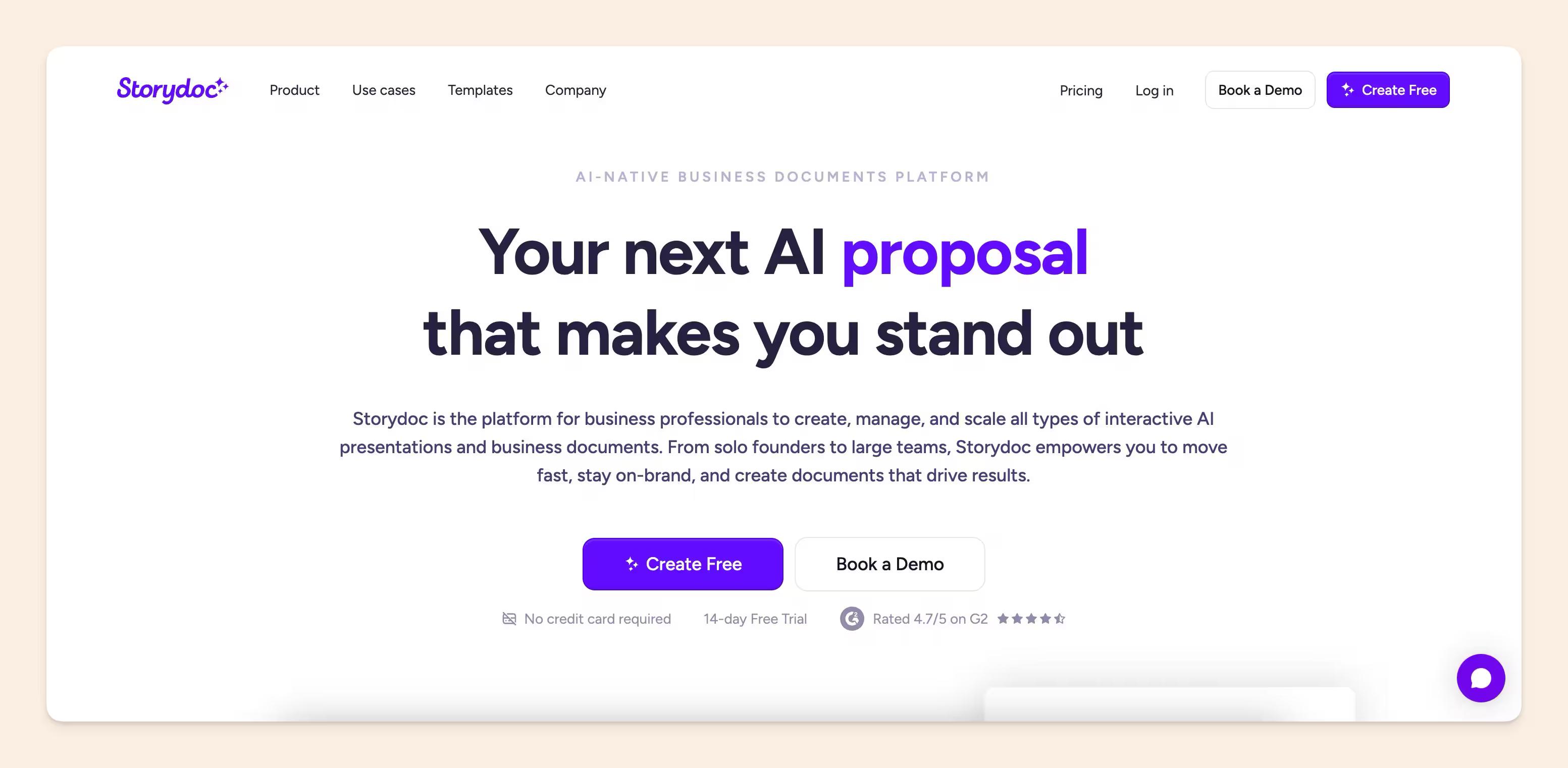 Storydoc homepage