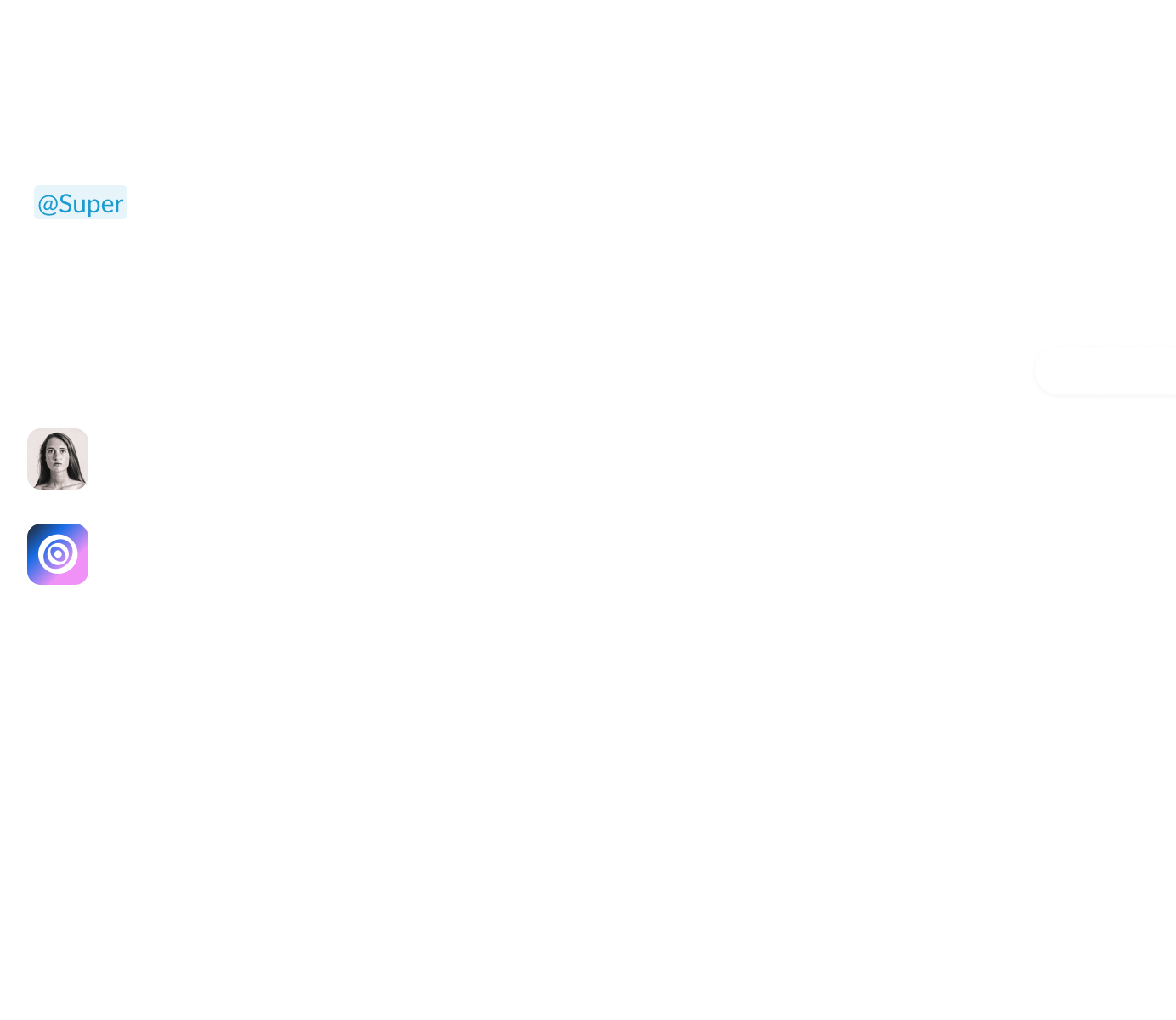 People – Onboarding bot illustration