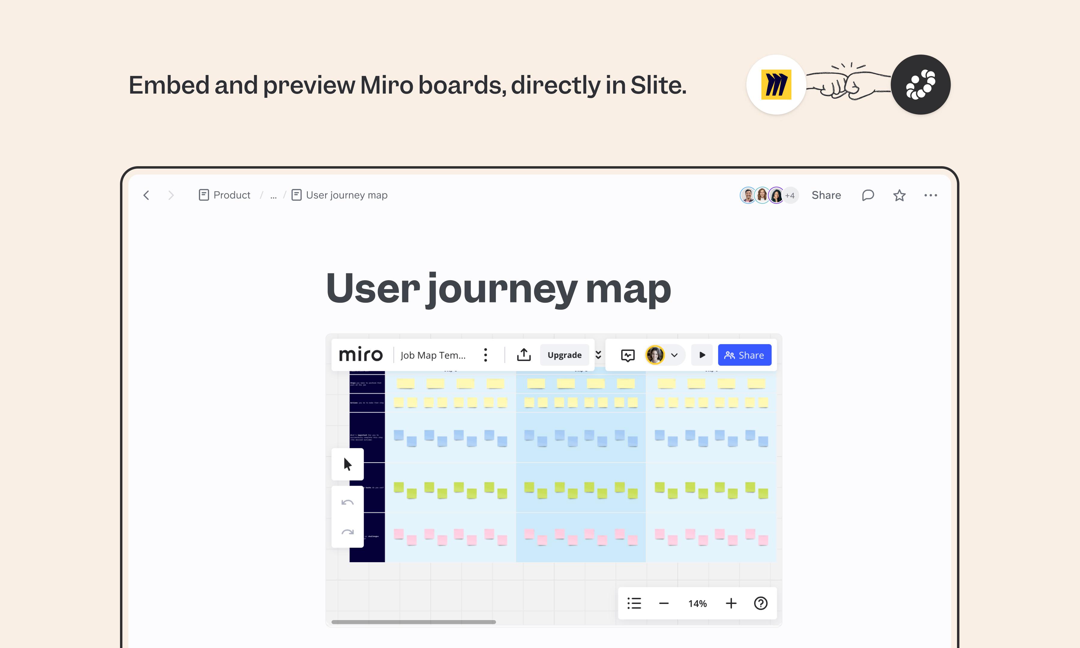 Miro integration screenshot