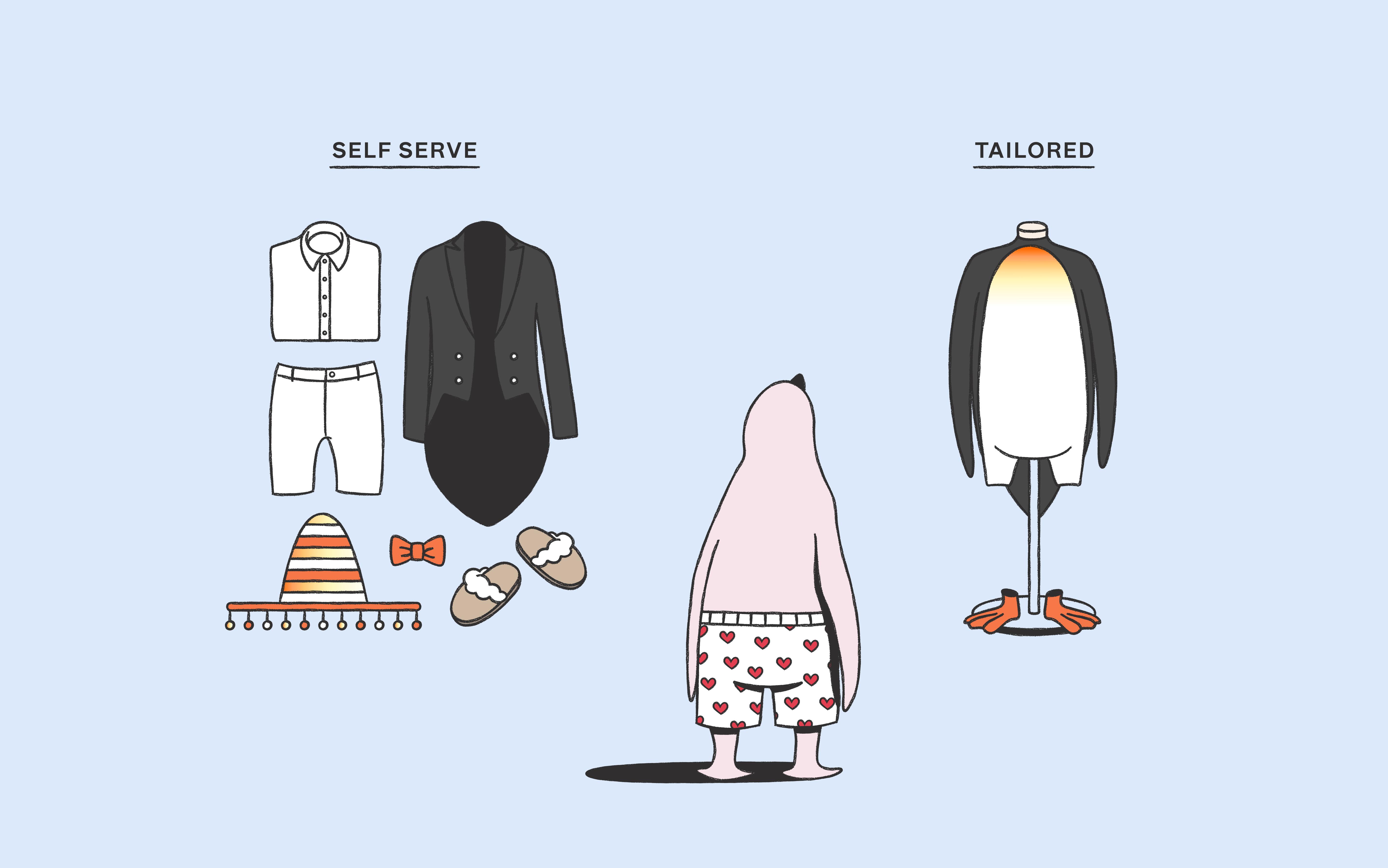 What happened when we turned off self-serve sales for a week