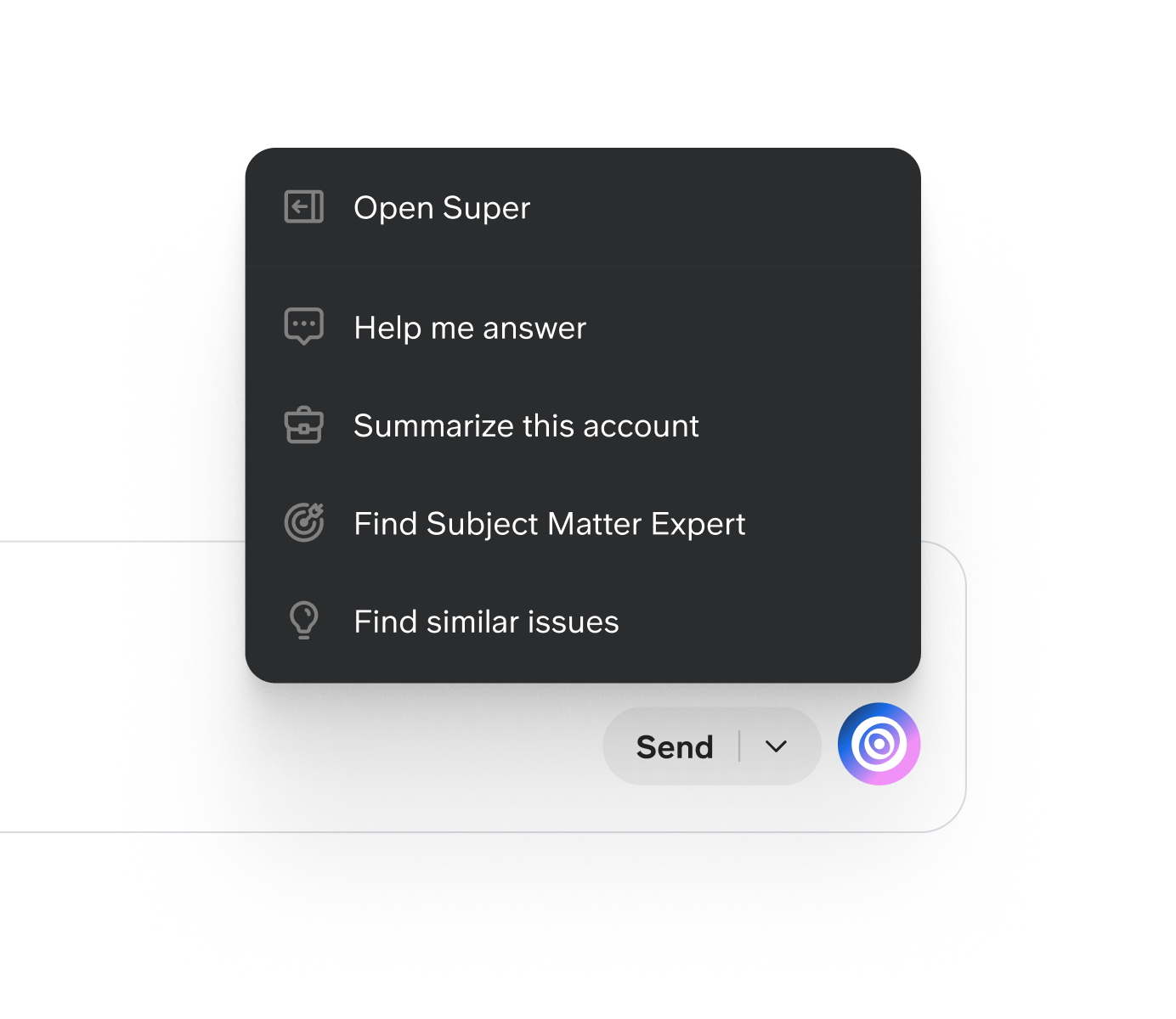 Support – Intercom workflow illustration