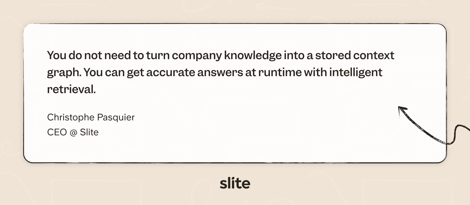 On context graphs for internal company knowledge - Cerebras lesson