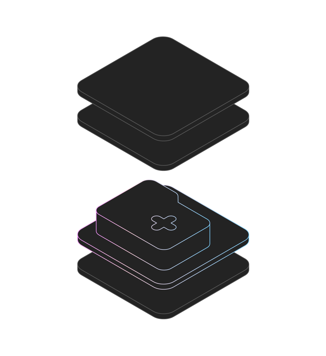 Illustration representing integration depth
