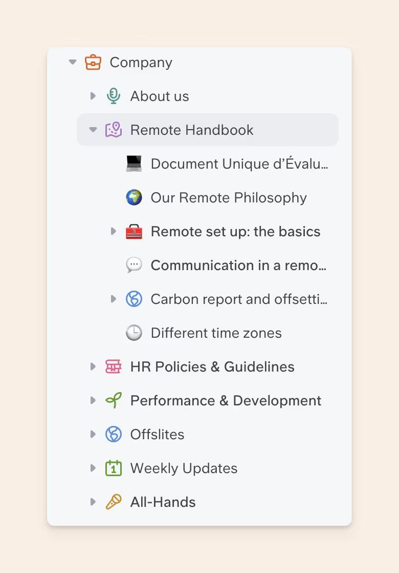 Slite's Employee handbook