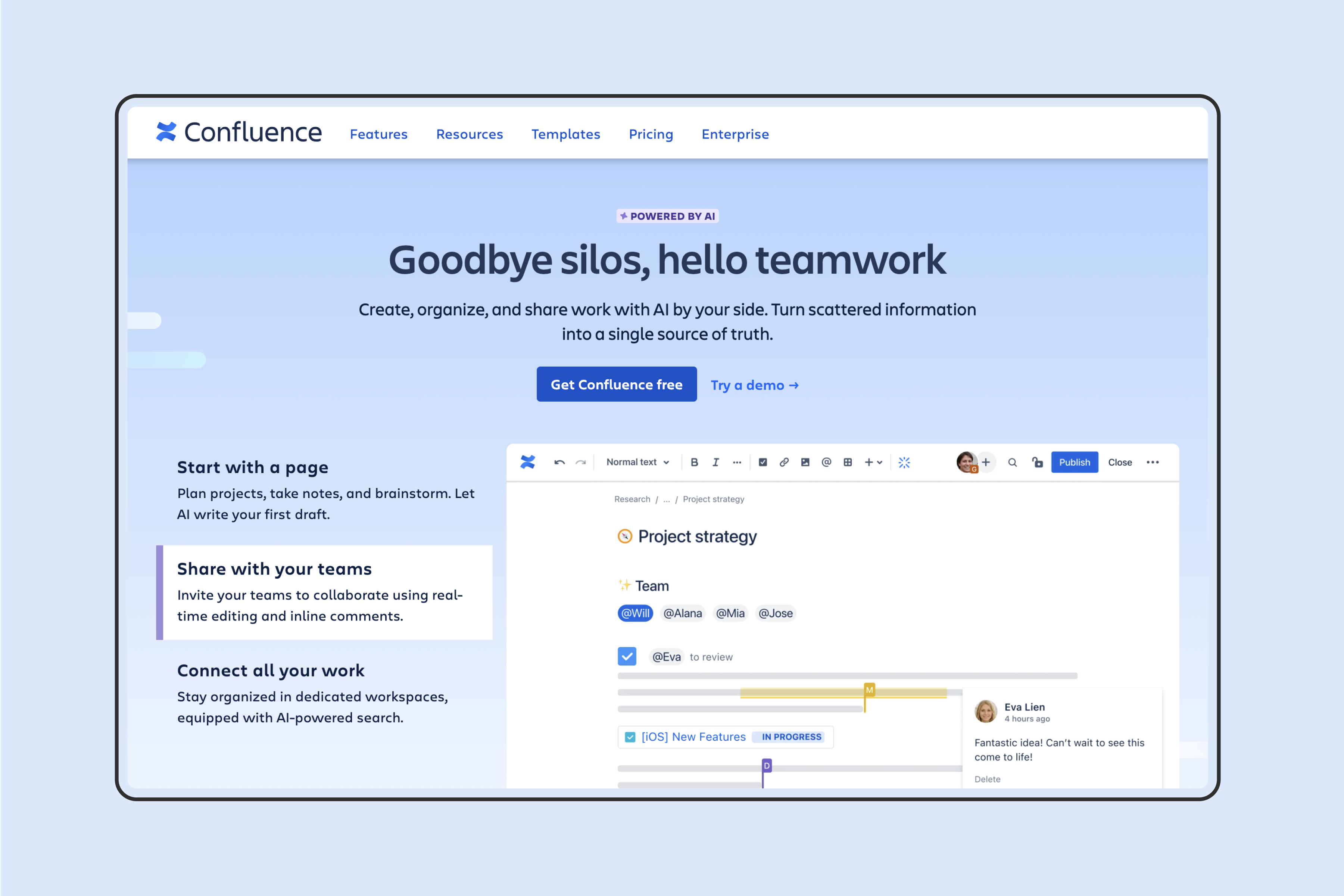 Confluence - Atlassian Suite's Knowledge Base