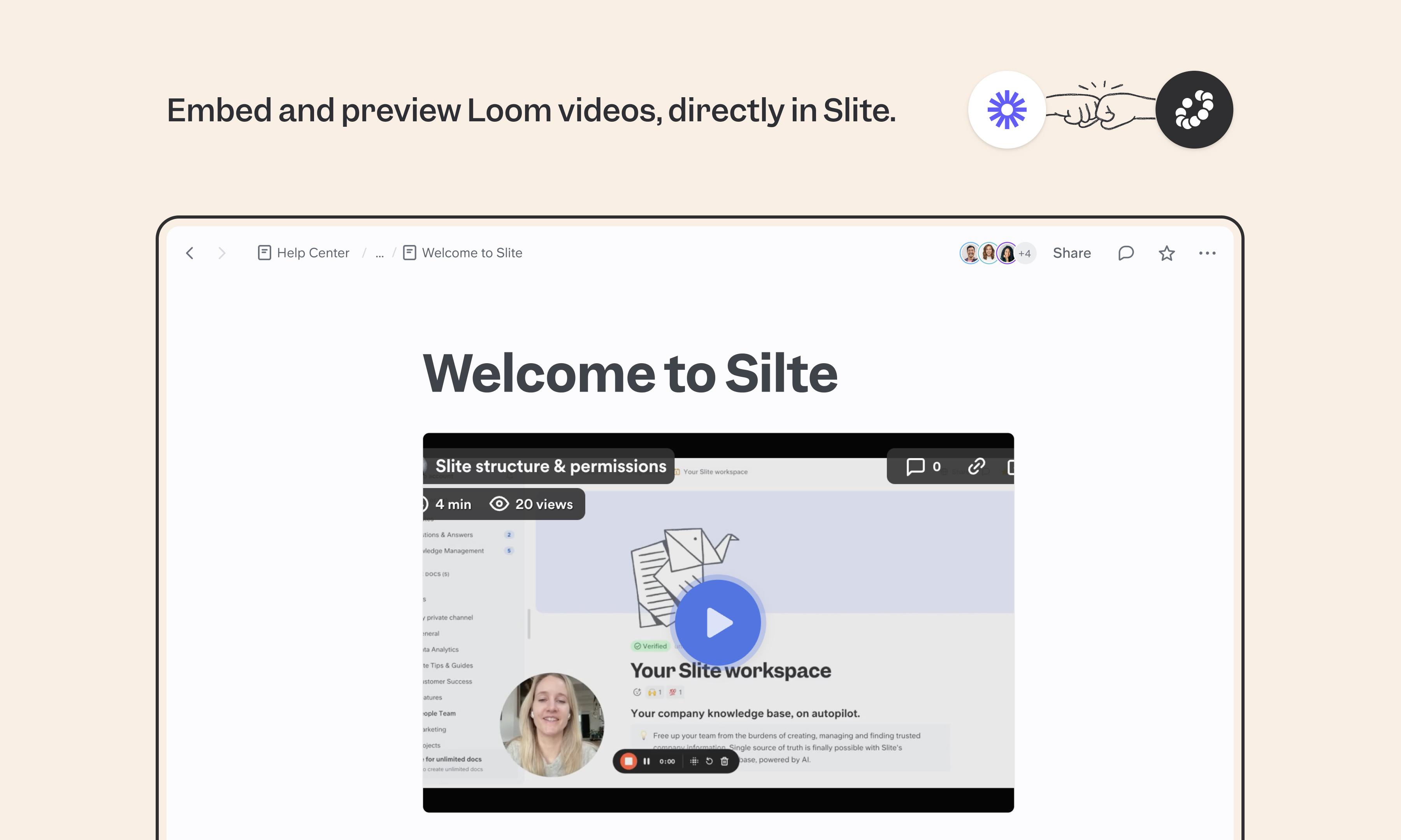 Loom integration screenshot