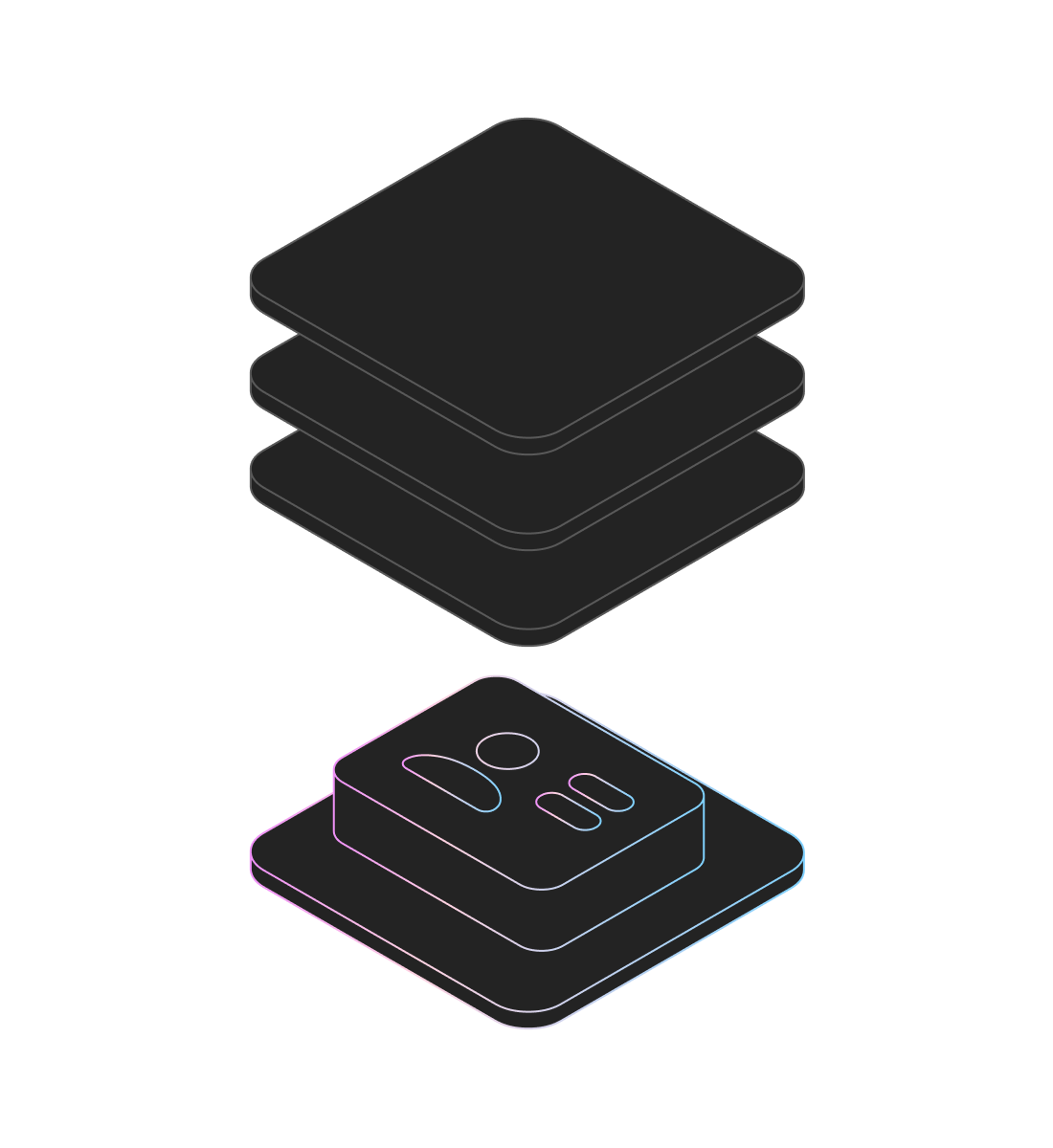 Illustration representing provenance permissions