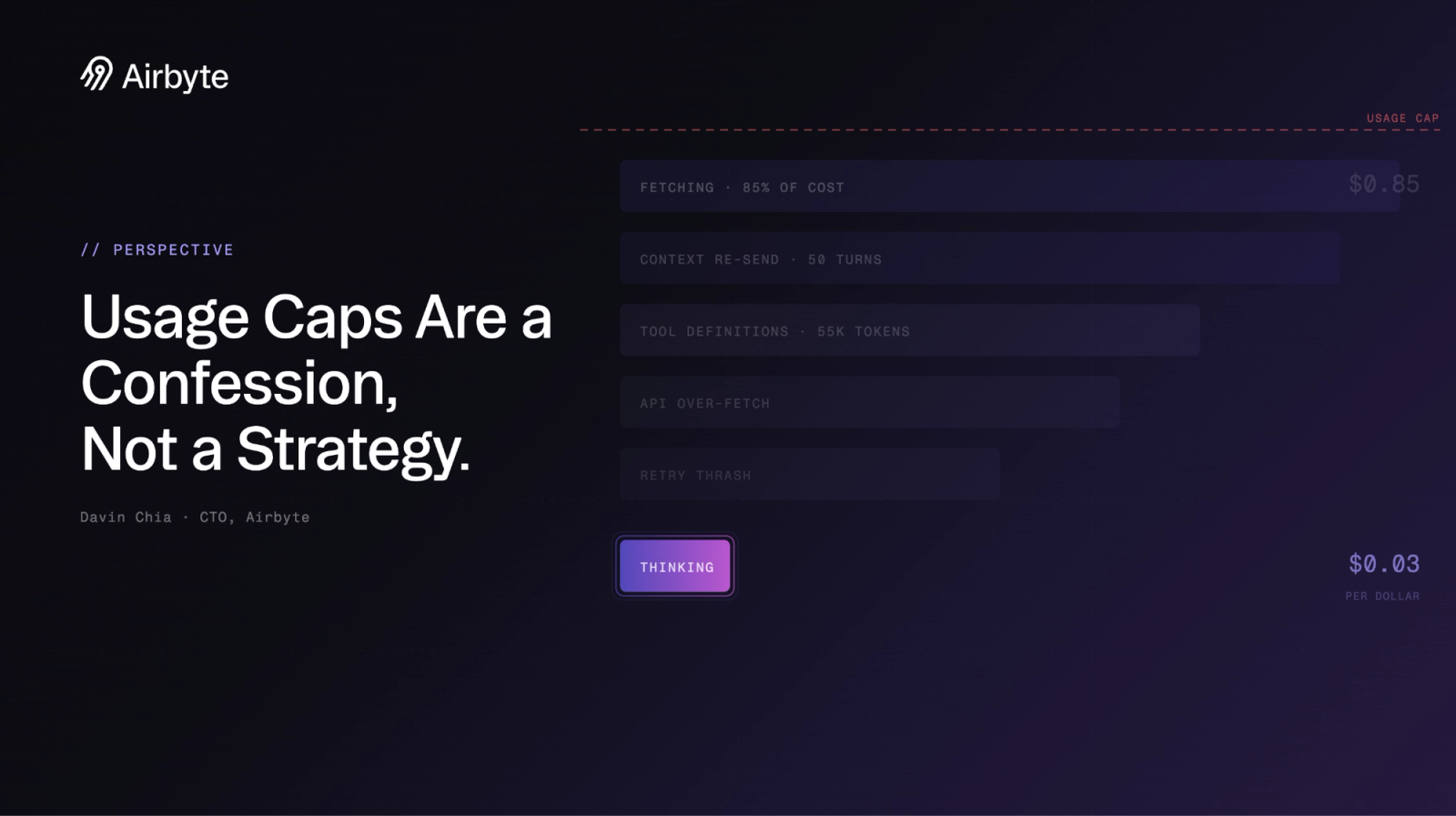 Usage Caps Are a Confession, Not a Strategy