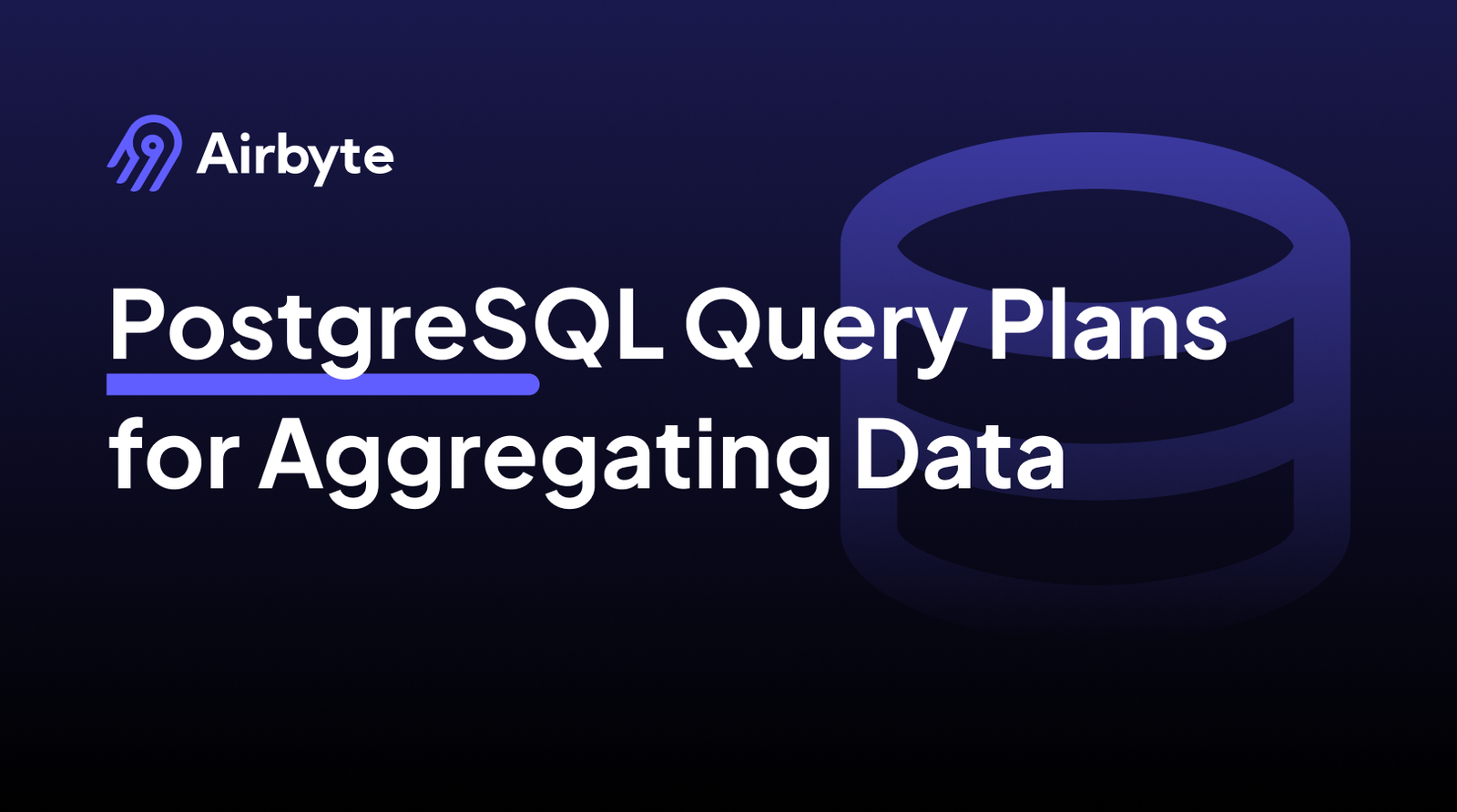 PostgreSQL Query Plans for Aggregating Data