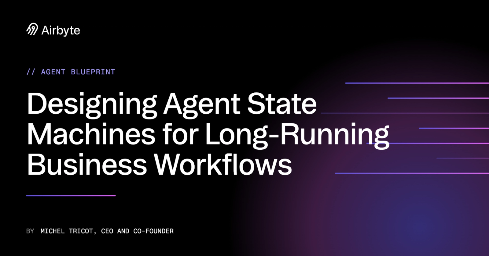 Designing Agent stata machines
