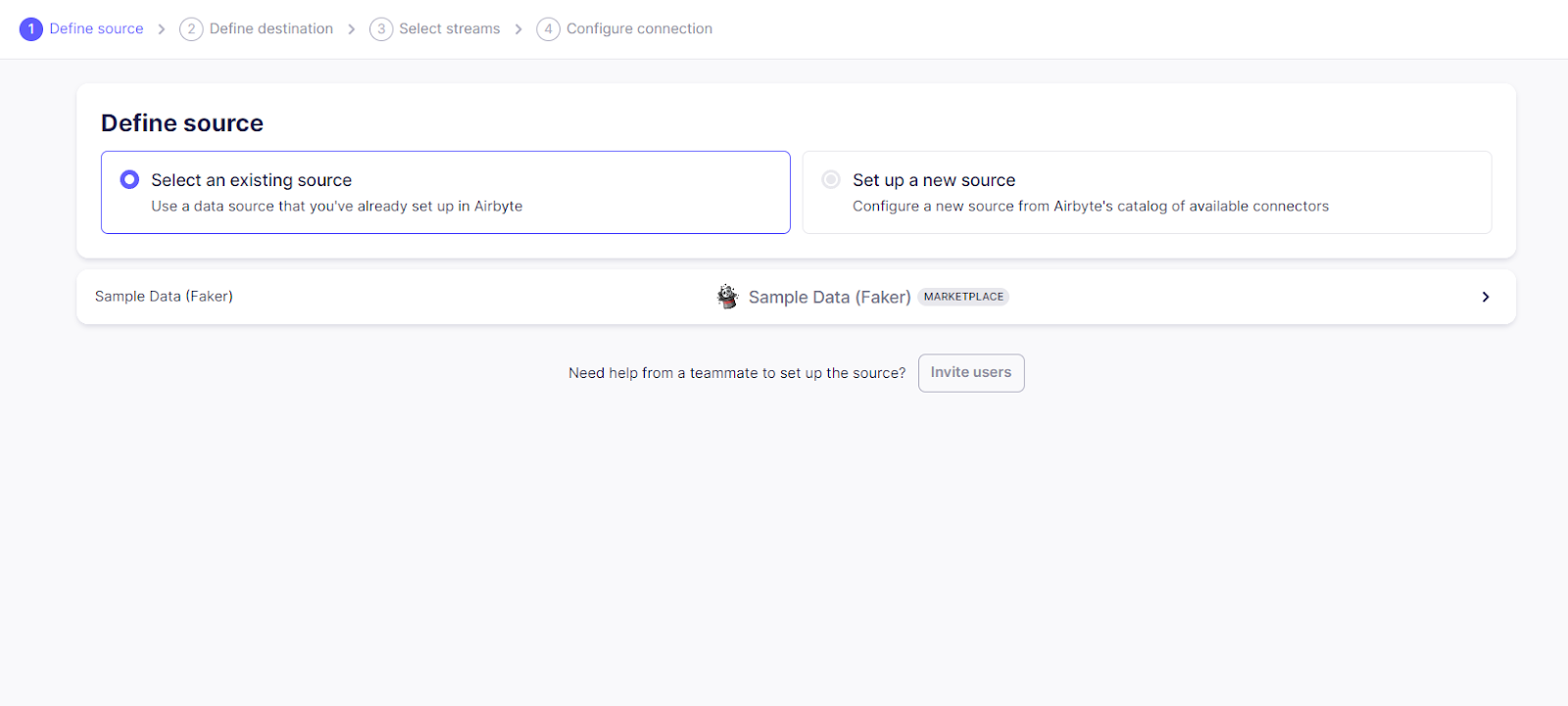 Select Data Source