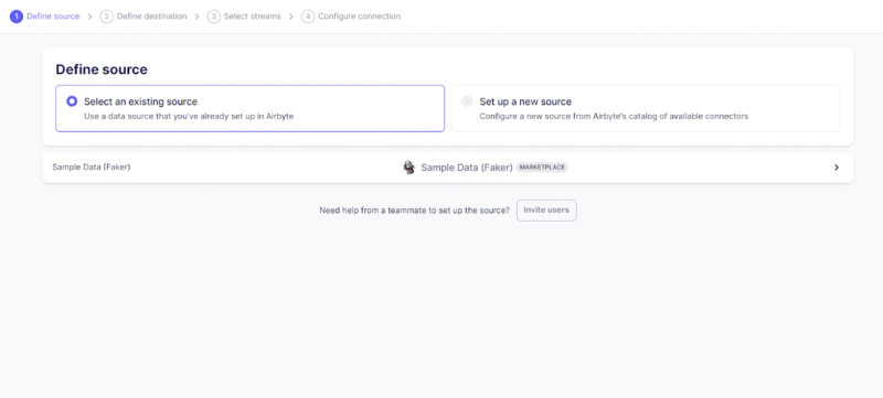 Select Data Source