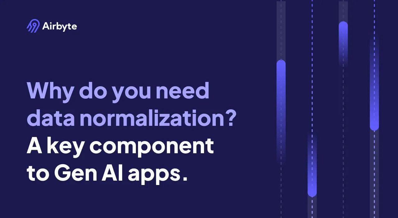Data Normalization for Gen AI Applications