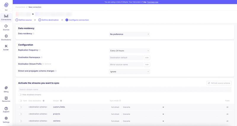 Configure Connection