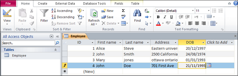 Image 1: Image 2: Characteristics of Flat File Database