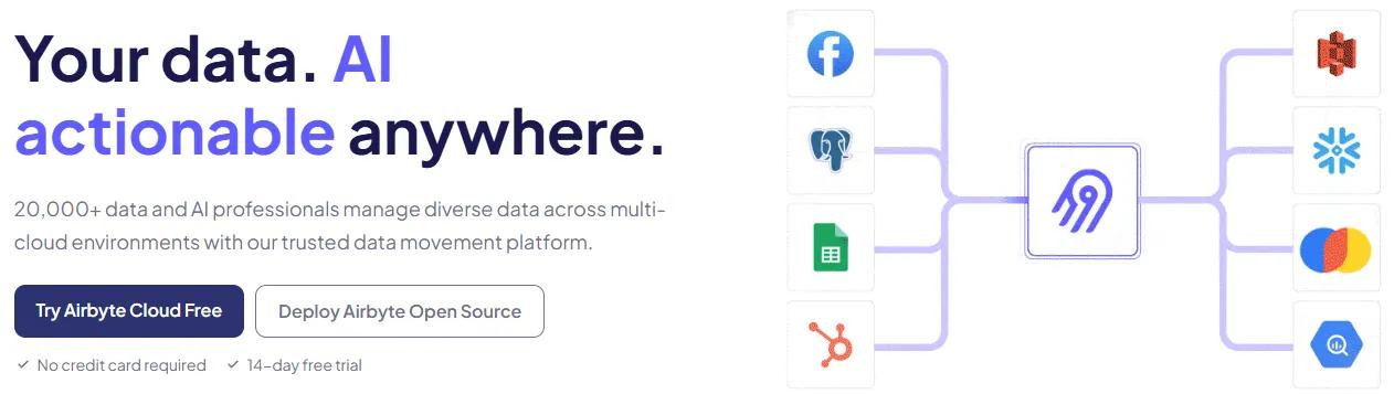Airbyte no-code data integration