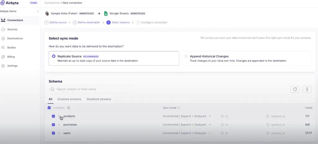 Connection Configuration