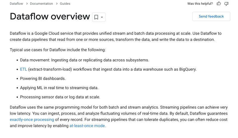 Google Cloud Dataflow