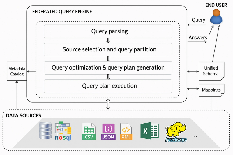 Image 1: Image 2: Federated Query Engine