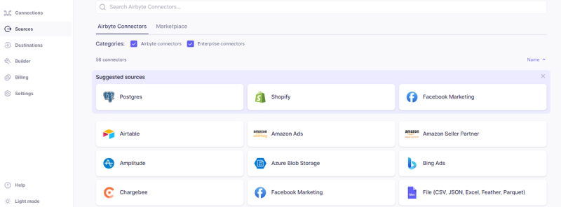 Airbyte Dashboard