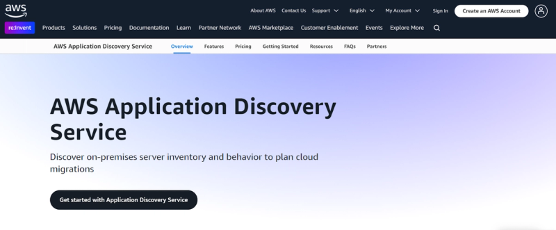 AWS Application Discovery Service