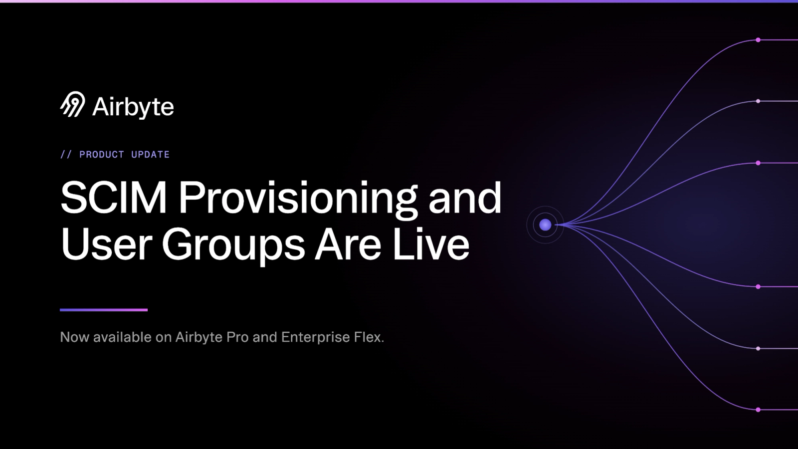 SCIM provisioning and user groups on Airbyte