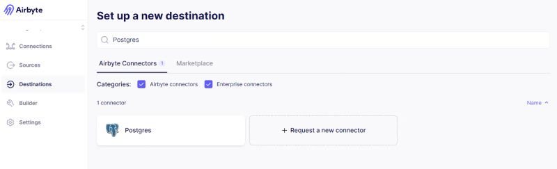 Postgres Destination Connector