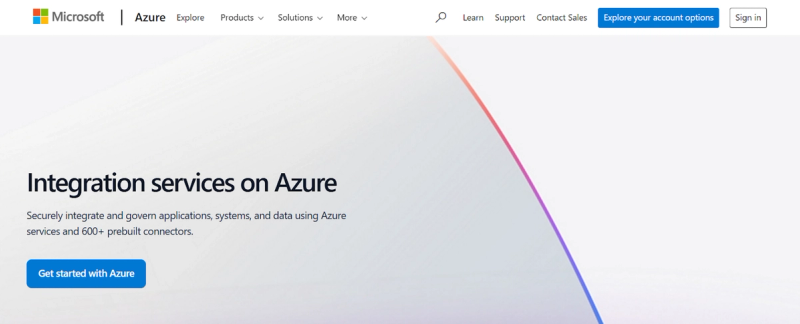 Image 5: Azure Integration Services logo and dashboard interface