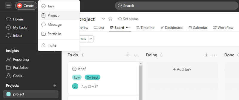 Initiate Project