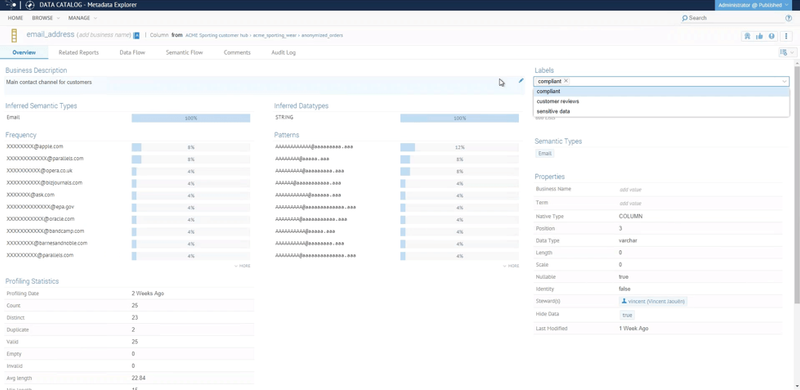 Talend Data Catalog