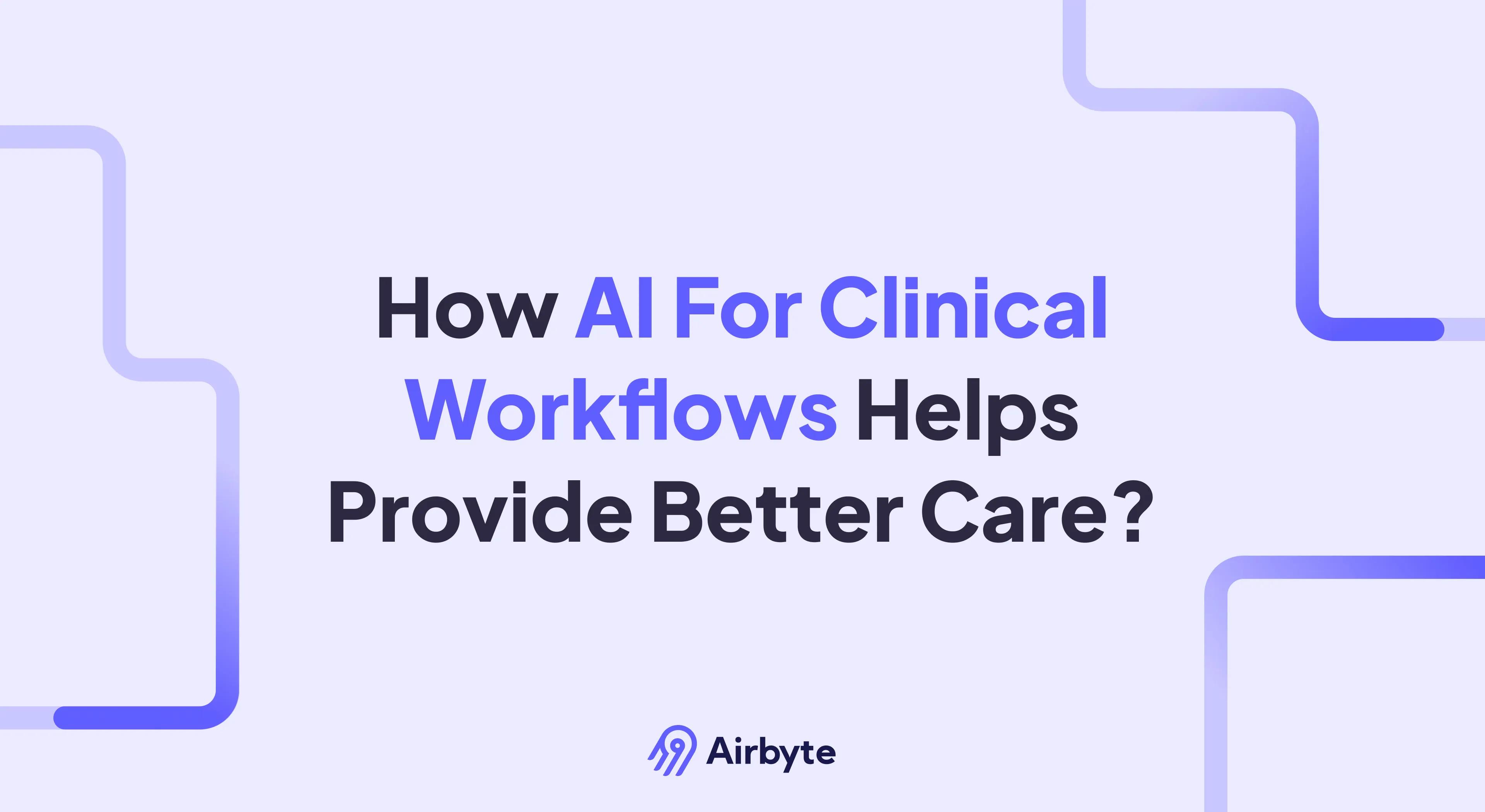 AI Clinical Workflow Diagram