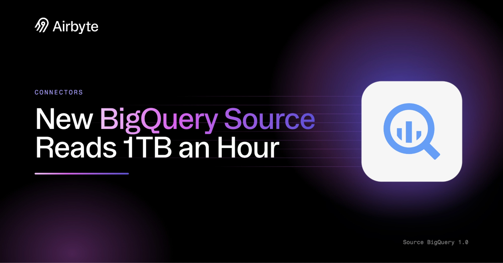 New BigQuery Source Reads 1TB an Hour