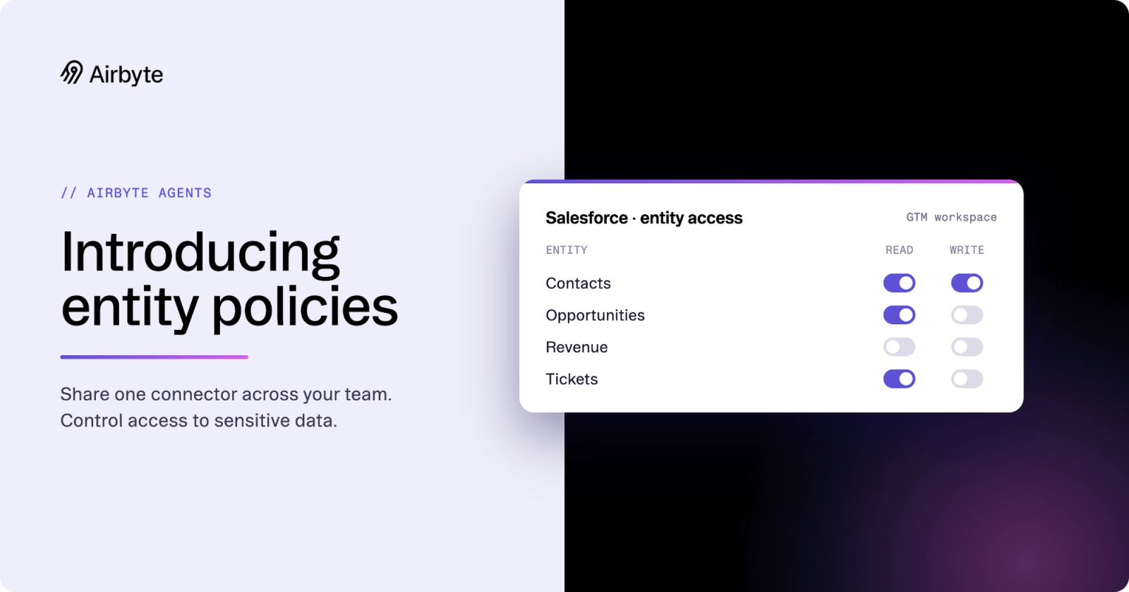 Introducing Entity Policies for Airbyte Agents