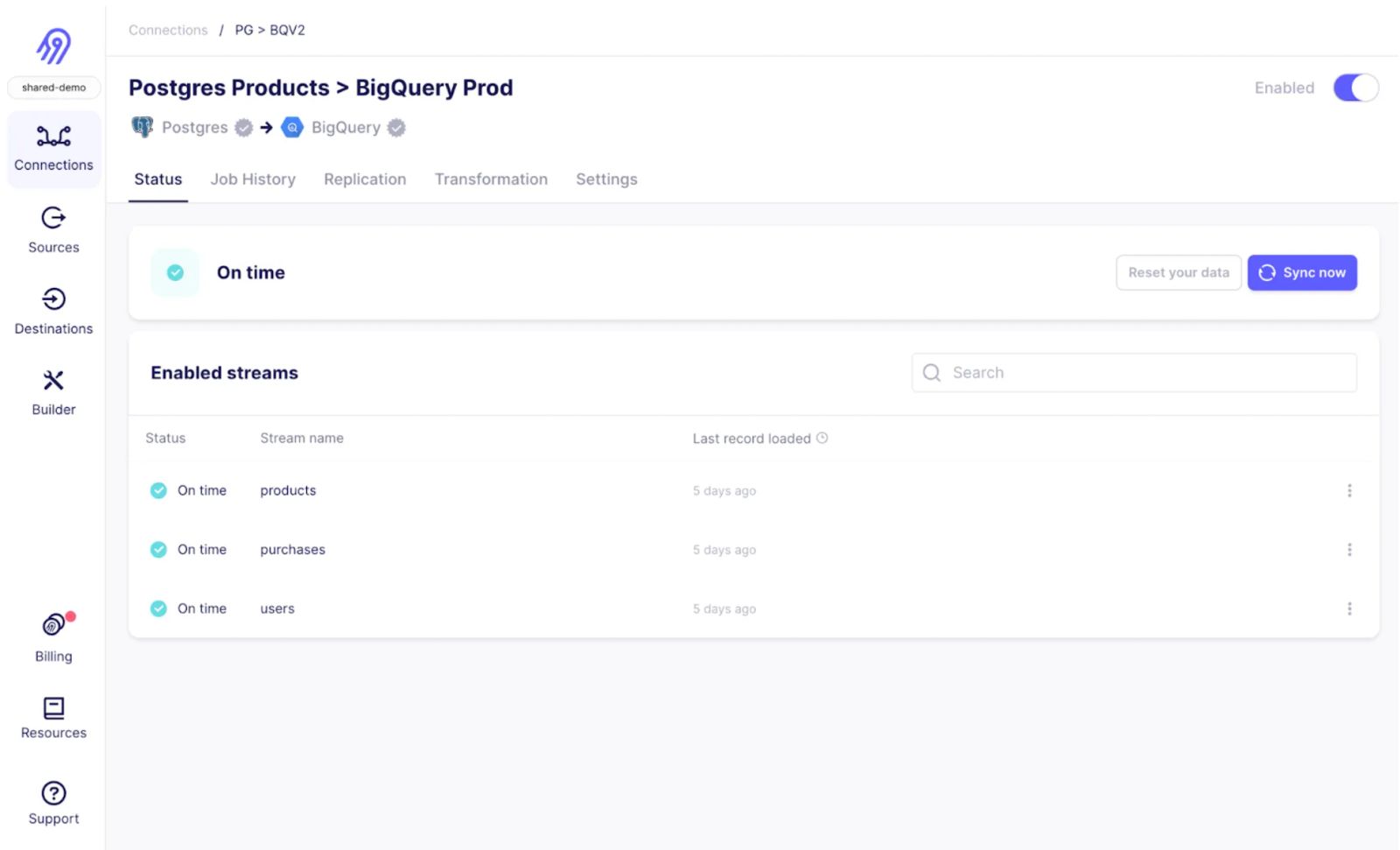 Replicate Postgres Datasets of Any Size in Airbyte