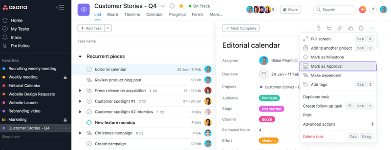Create Approval Task