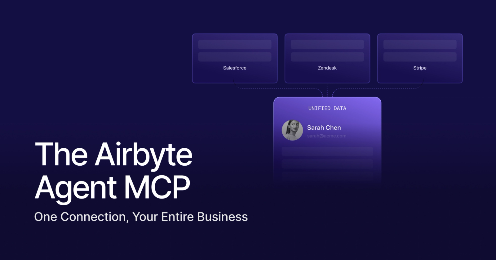 The Airbyte MCP: One Connection, Your Entire Business Context