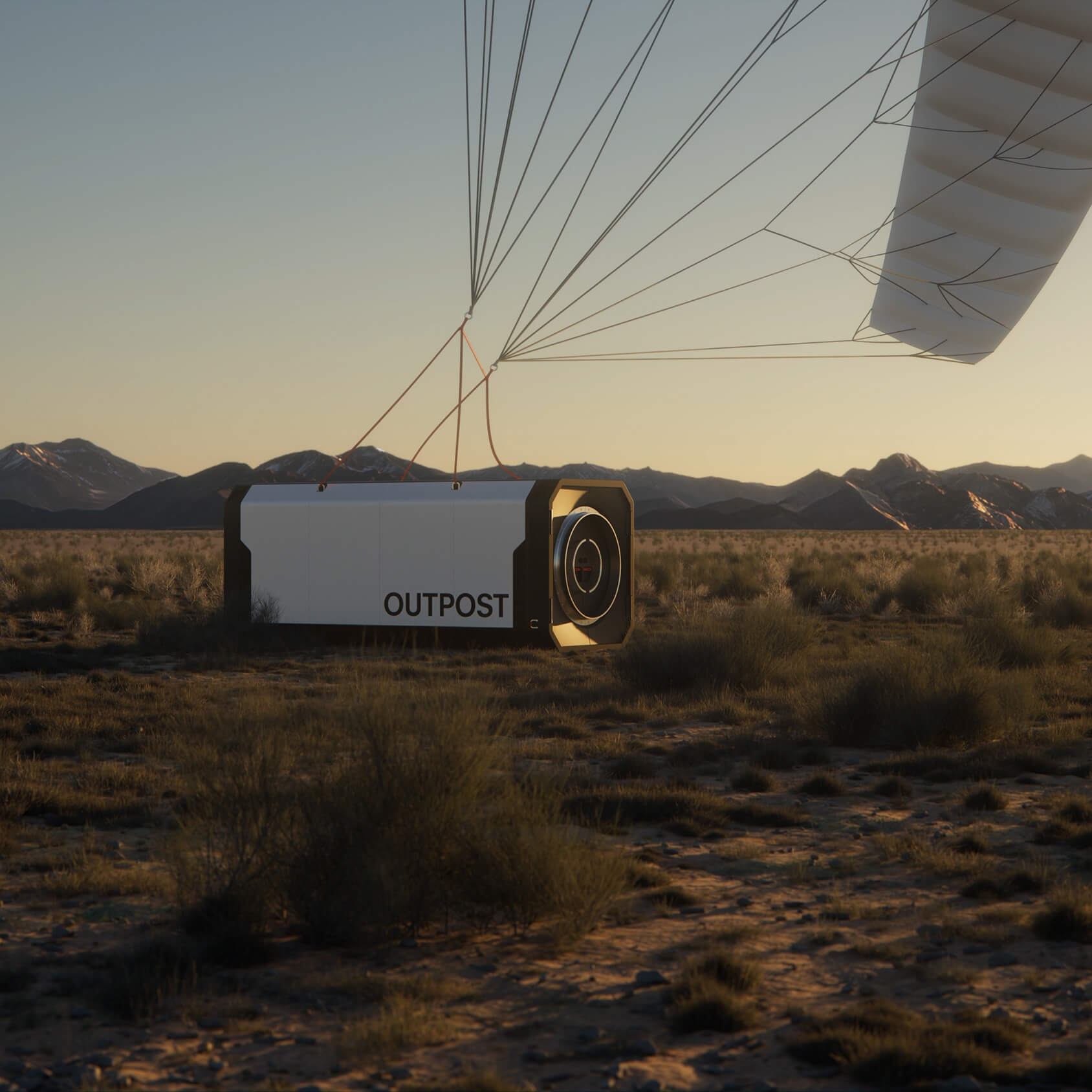Outpost CarryAll Block 3 returning cargo to Earth
