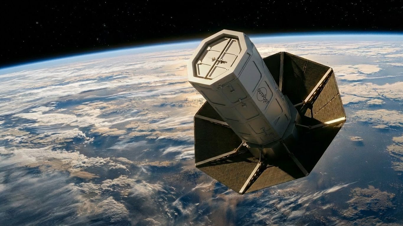 Image of CarryAll, Outpost's reusable Earth return vehicle