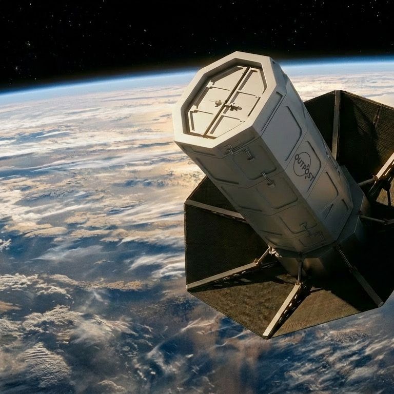 Image of CarryAll, Outpost's reusable Earth return vehicle