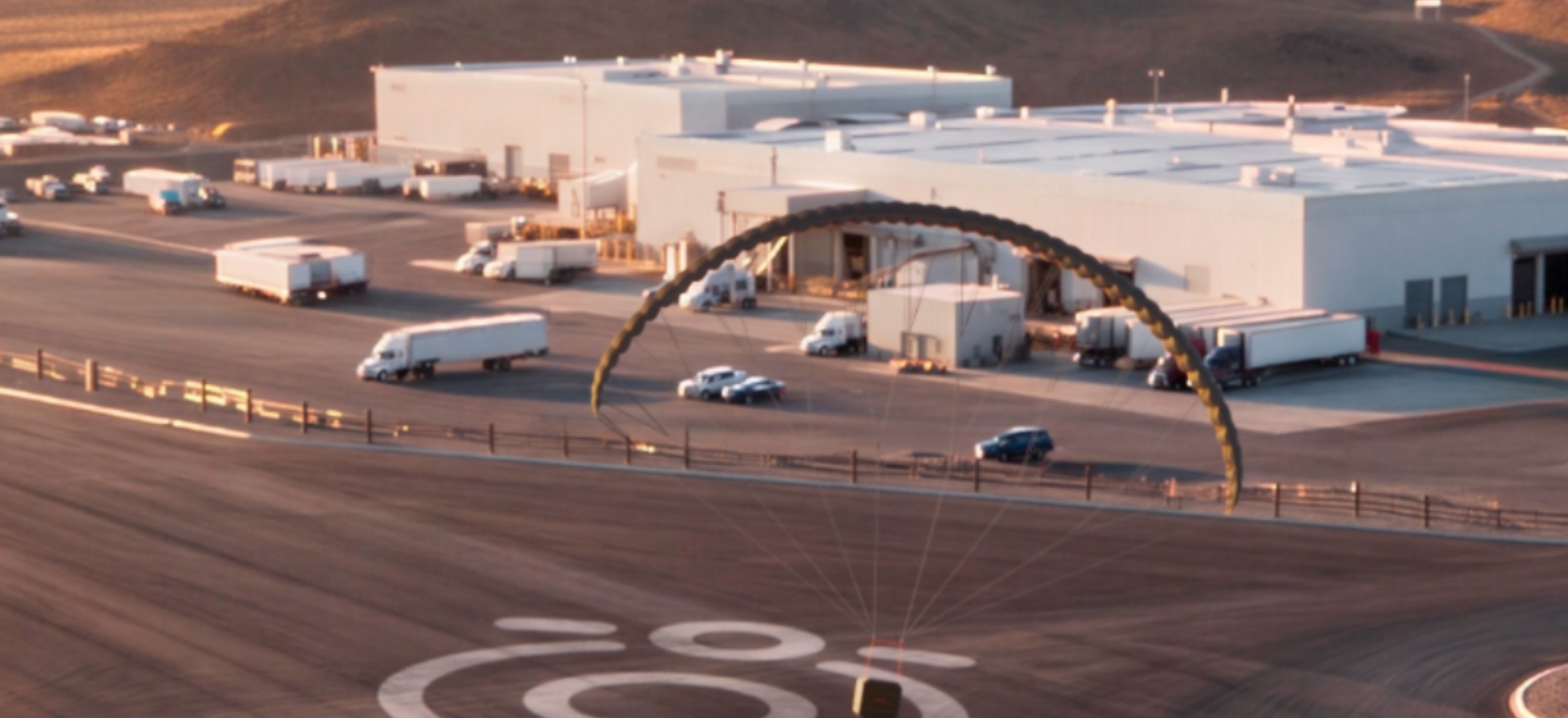 thumbnail of block 3 landing at gigafactory